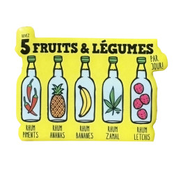 5 Fruits Et Légumes Magnet