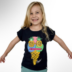 T-Shirt Fille Ice Cream Zip