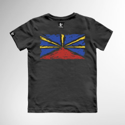 T-Shirt Garçon Volcano Flag