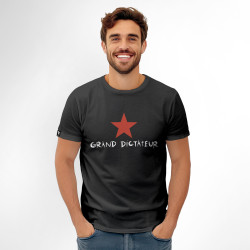 T-shirt Pardon homme Grand Dictateur noir