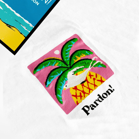 Exprimez votre amour pour la Réunion avec le T-shirt Paille Nana - Pardon